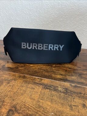 Burberry Black Logo Toiletry Pouch